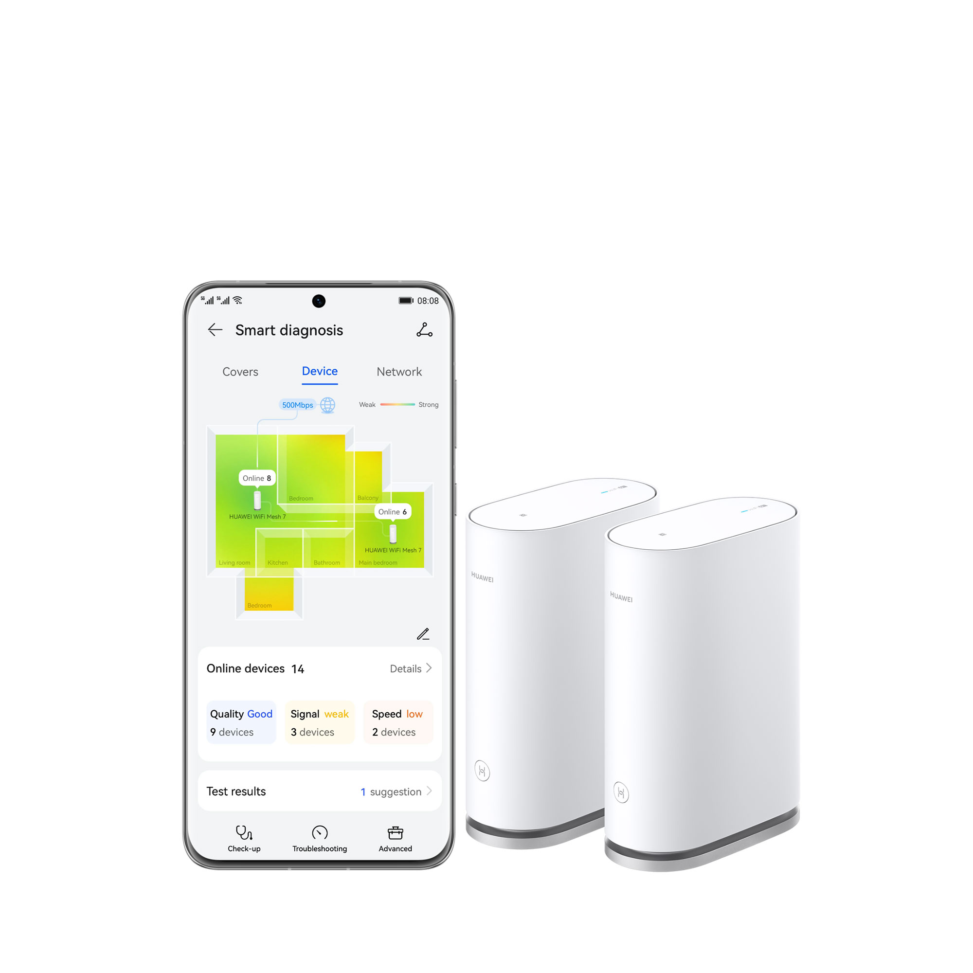 可視化したWi-Fiスマート診断